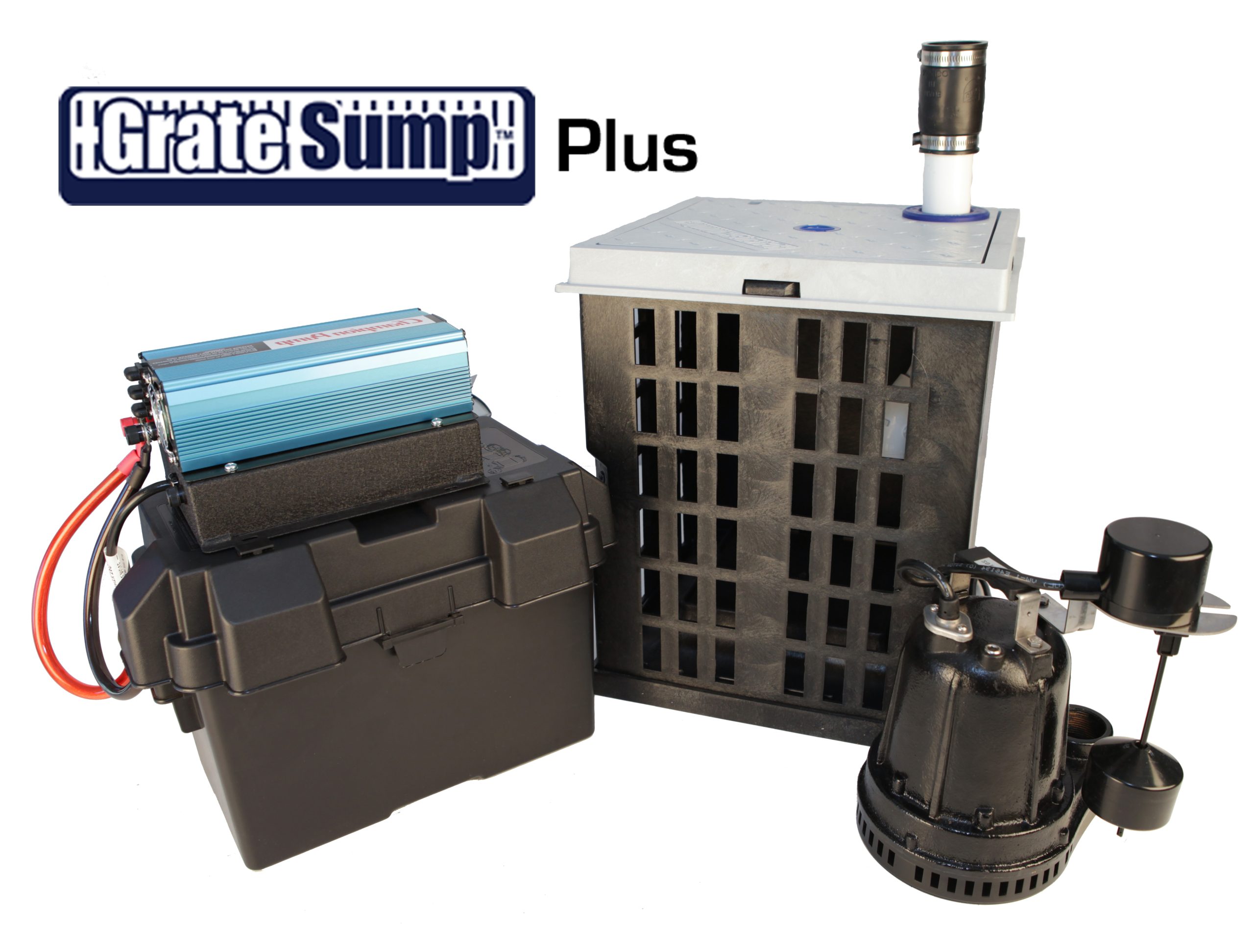 Grate Sump Plus with battery backup