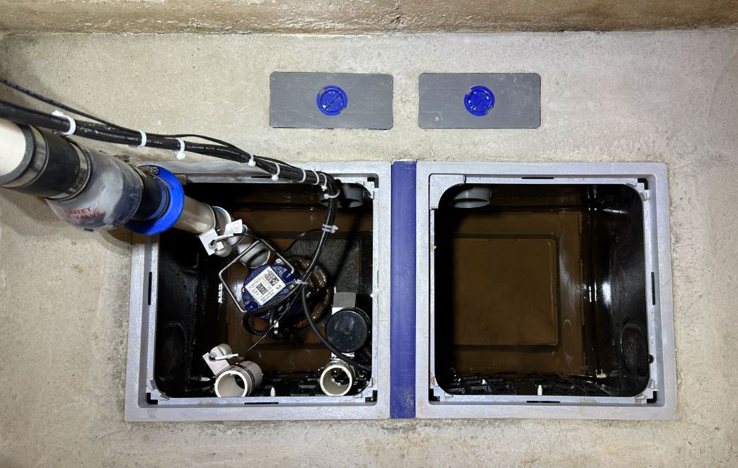 Dual Sump Pump Installation